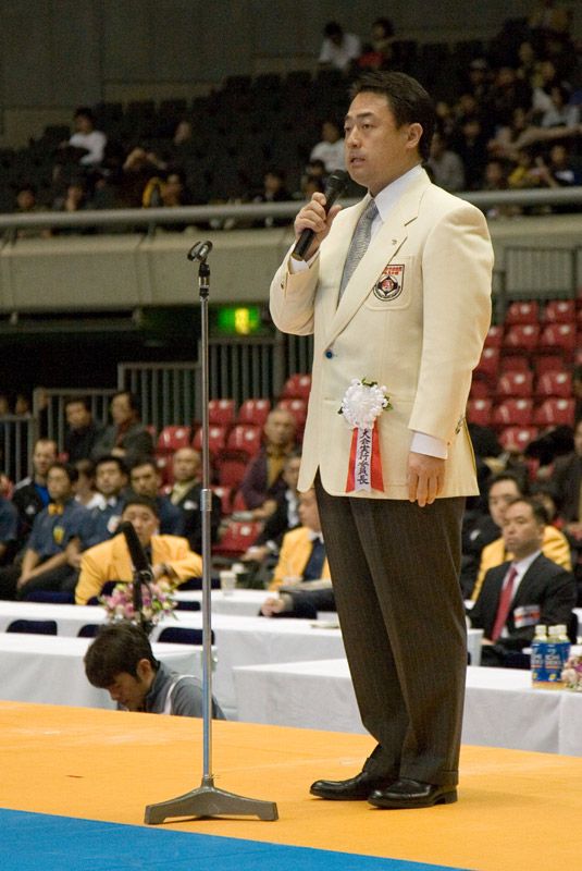 Kancho Shokei Matsui<br>Opening speech