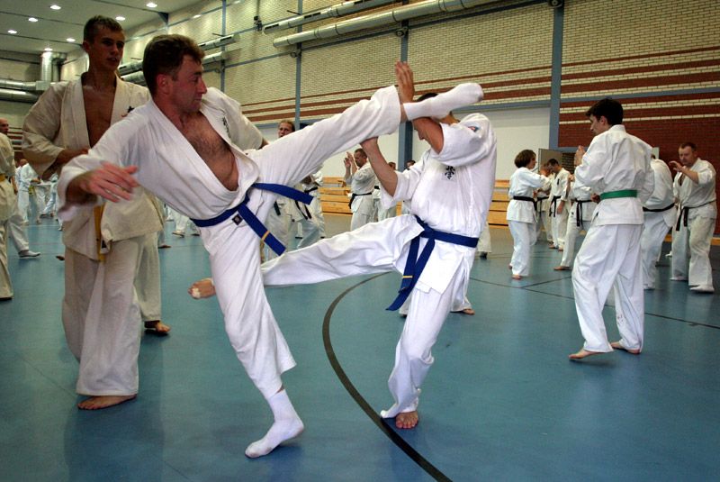 Kumite training