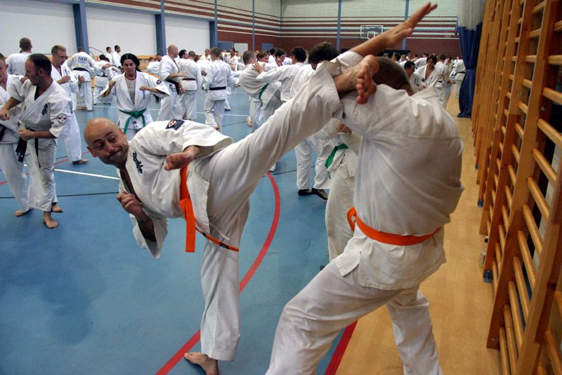 Kumite training