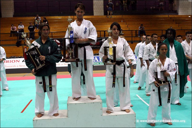 Women Kumite<br>lightweight winners