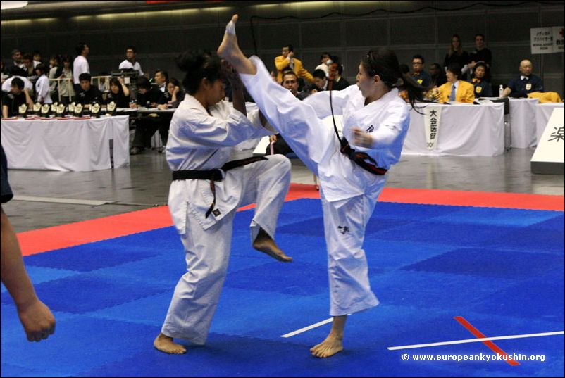 Japan Champion<br>Miyoko Kimura<br>kakato-otoshi-geri