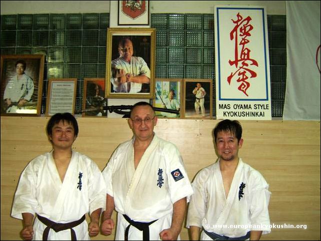 senpai H. Tsunashima<br>sensei A. Mizaras<br>sensei J. Nakajima