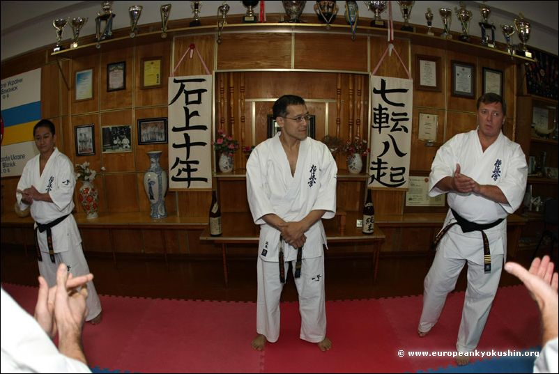 Shihan-dai Ryu Narushima - Japan<br>Shihan Katsuhito Gorai - USA<br>Shihan Stanislav Blizniuk - Ukraine