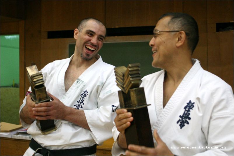 Sensei Hovhannisian<br>and Shihan Gorai