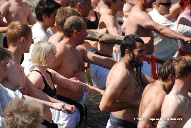 training in the lake