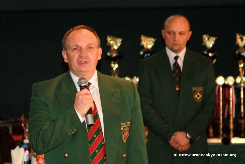 President of<br>Polish Kyokushin<br>Shihan Andrzej Drewniak