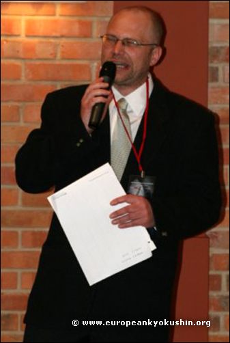 Press spokesman of<br>Polish Kyokushin<br>Wojciech Szczawinski